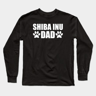 Shiba Inu Dad - Shiba Inu Dog Dad Long Sleeve T-Shirt